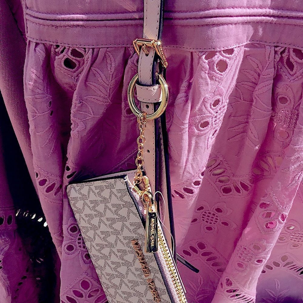 NEW MICHAEL KORS JET SET CROSSBODY AND CARD CASE/COIN - Picture 11 of 13